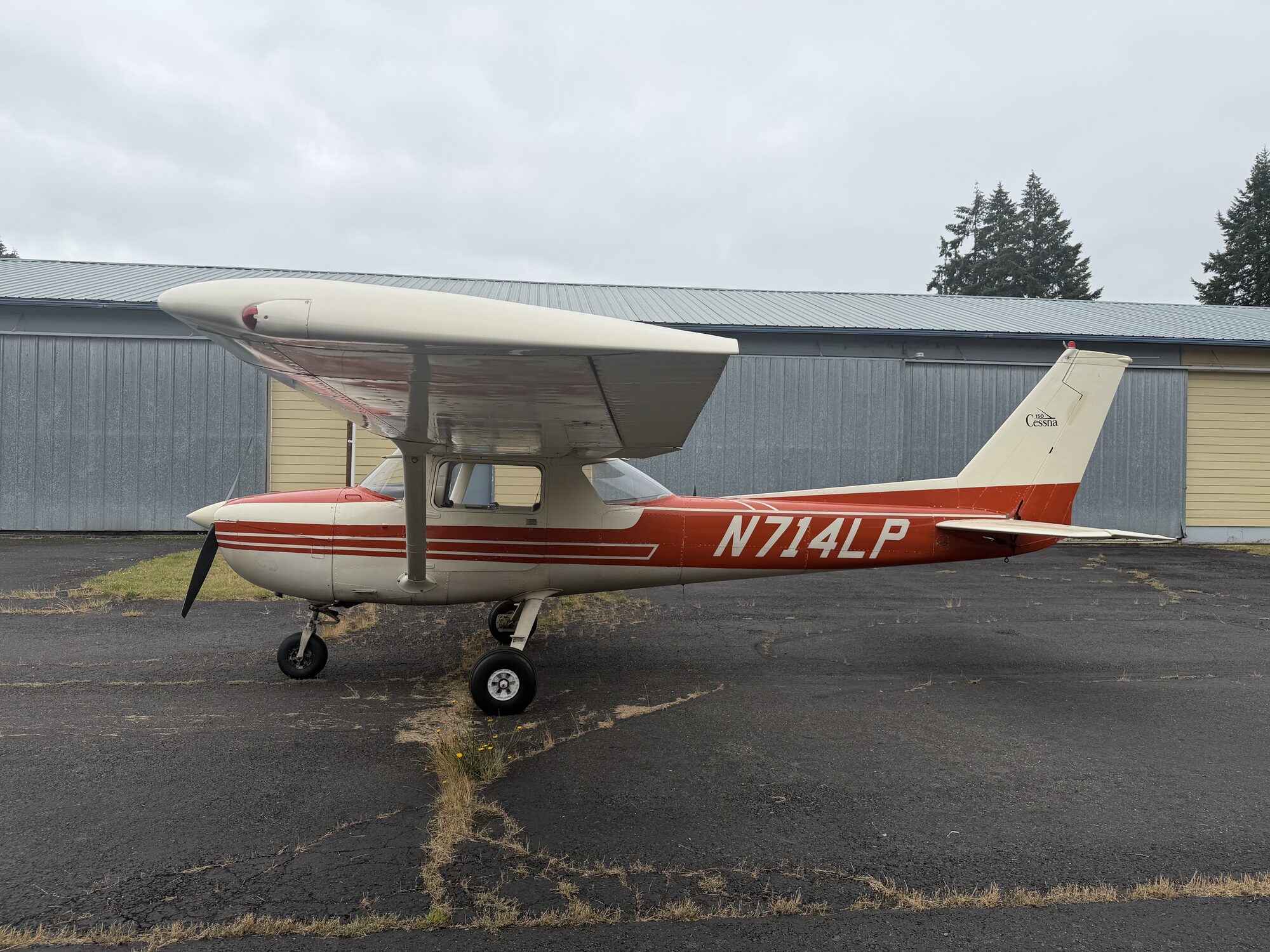 1975 Cessna 150 N714LP parked at Western Airpark